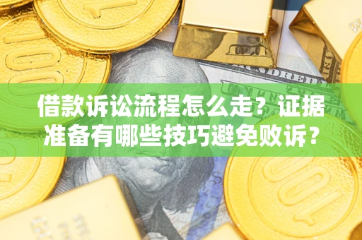 武汉借款诉讼流程怎么走？证据准备有哪些技巧避免败诉？
