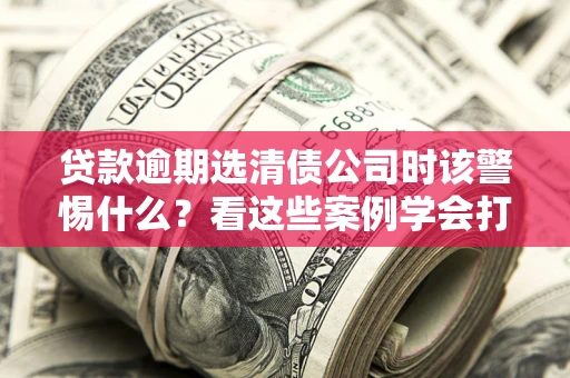 武汉贷款逾期选清债公司时该警惕什么？看这些案例学会打翻身仗
