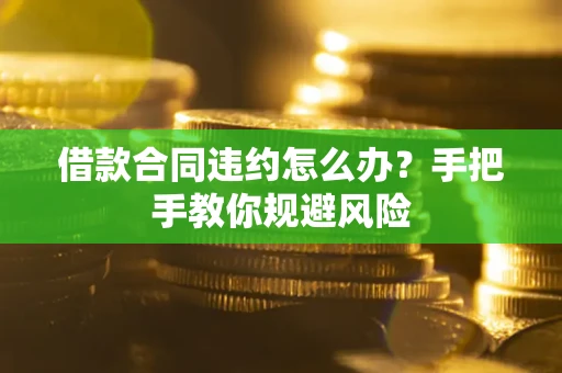 武汉借款合同违约怎么办？手把手教你规避风险