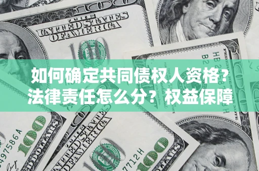 武汉如何确定共同债权人资格？法律责任怎么分？权益保障技巧揭秘！