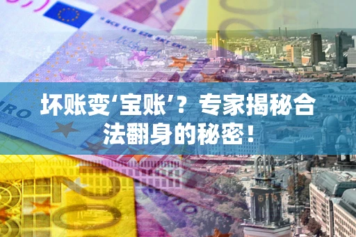 武汉坏账变‘宝账’？专家揭秘合法翻身的秘密！