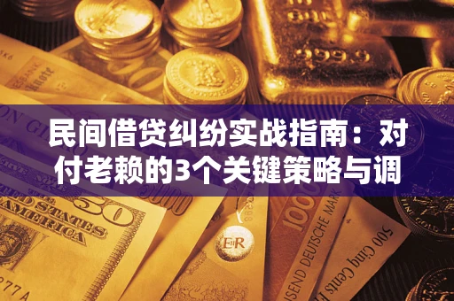 武汉民间借贷纠纷实战指南：对付老赖的3个关键策略与调解盲区解析