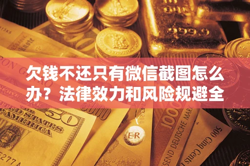 武汉欠钱不还只有微信截图怎么办？法律效力和风险规避全解析