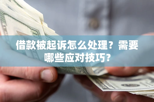 武汉借款被起诉怎么处理？需要哪些应对技巧？