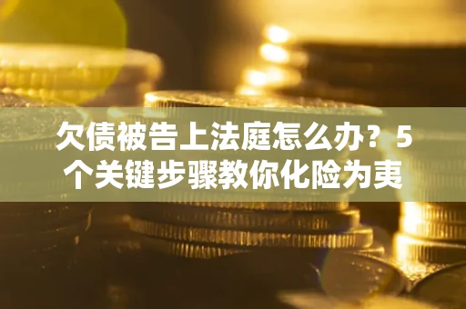 武汉欠债被告上法庭怎么办？5个关键步骤教你化险为夷