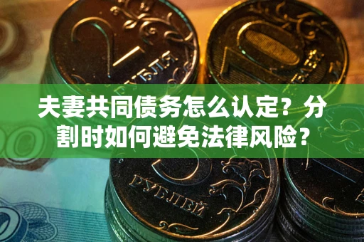 武汉夫妻共同债务怎么认定？分割时如何避免法律风险？